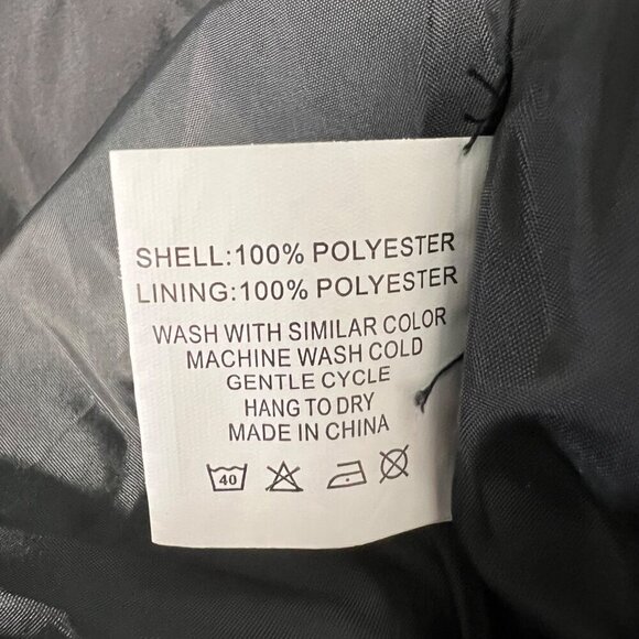 Zyia Active Womens Long Sleeve Full Zip Windbreaker Jacket Black/Pink L Pockets - Picture 10 of 10